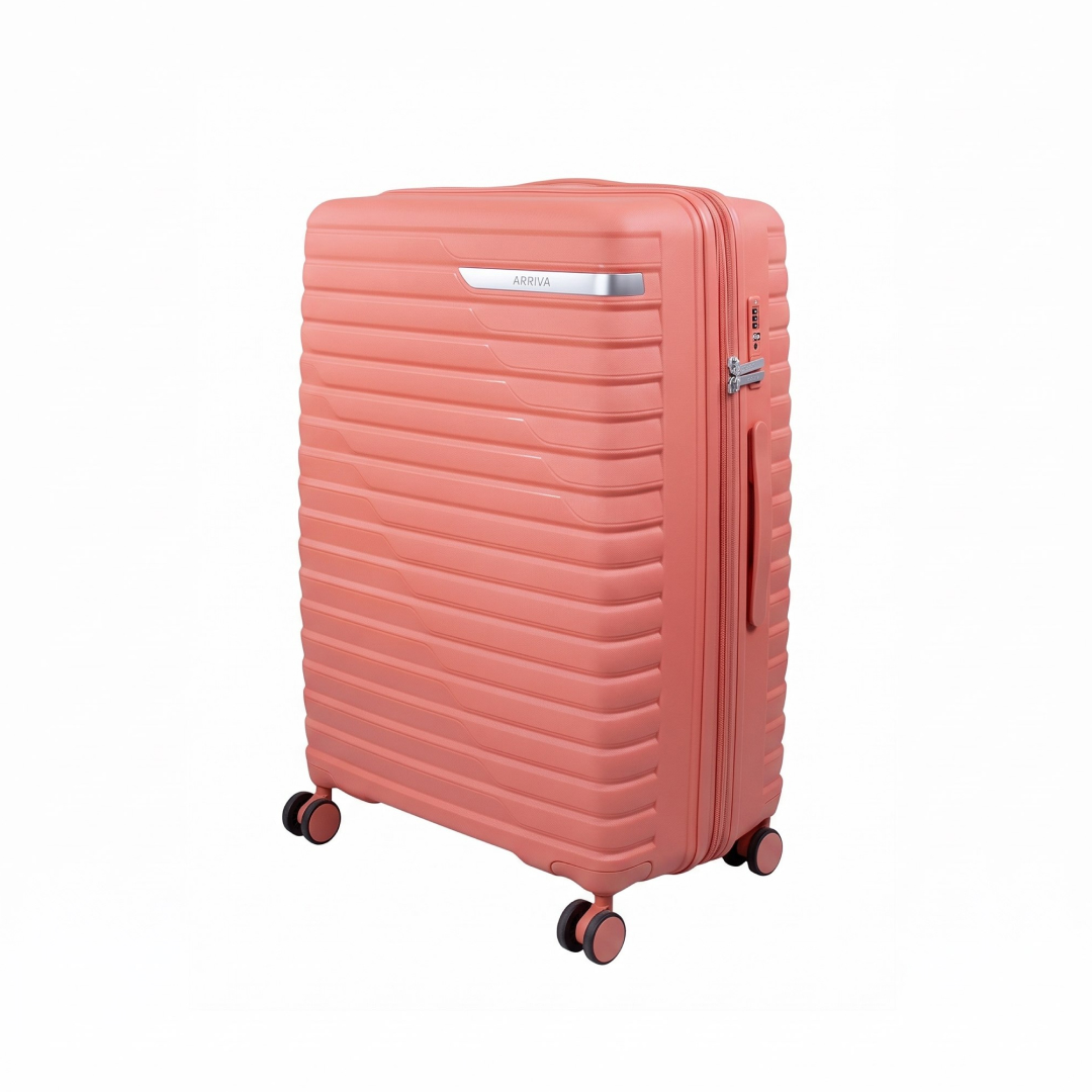 ЧЕМОДАН L 32,5*50,5*76 STRIPE FLX ARRIVA КОРАЛЛОВЫЙ