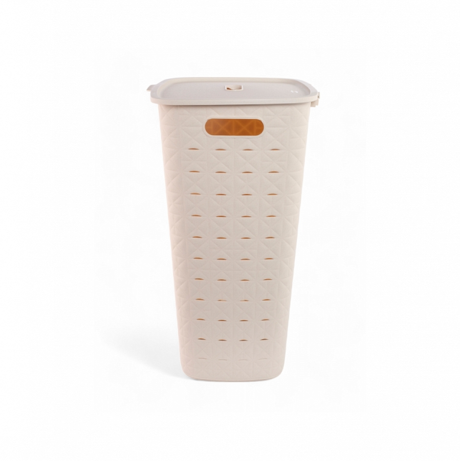 Корзина для белья SOFTEX кремовая 56л