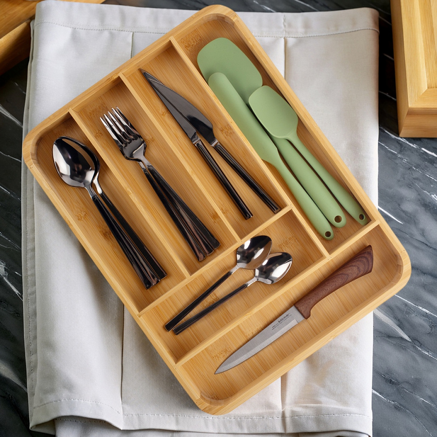 Лоток для столовых приборов BAMBOO TOUCH 40x30x4см
