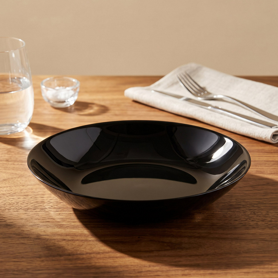 Тарелка суповая ZELIE BLACK 20см