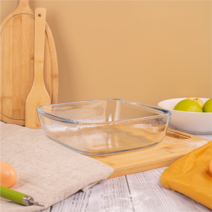 Блюдо с крышкой Cook <(>&<)> Store 25x22x7см 2.2л квадратное