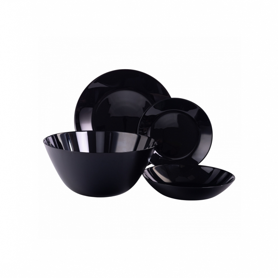 Набор столовый ZELIE BLACK 19 предметов