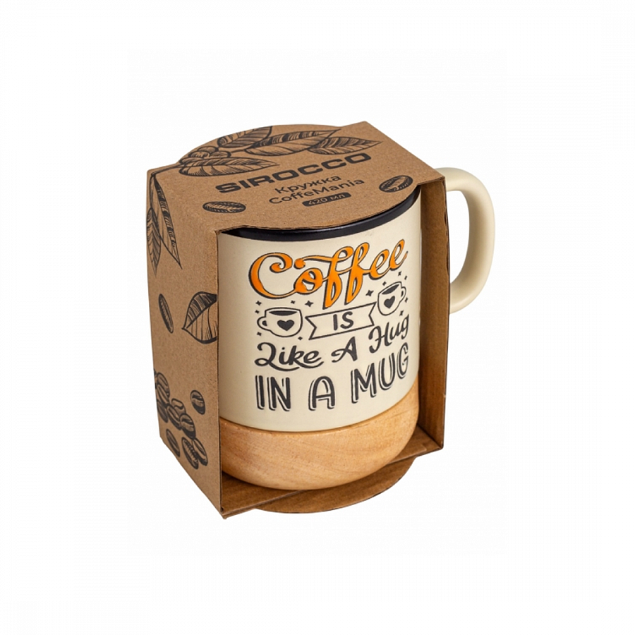 Кружка CoffeeMania бежевая 420мл