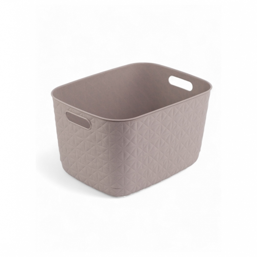 Корзина SOFTEX L серая 19л