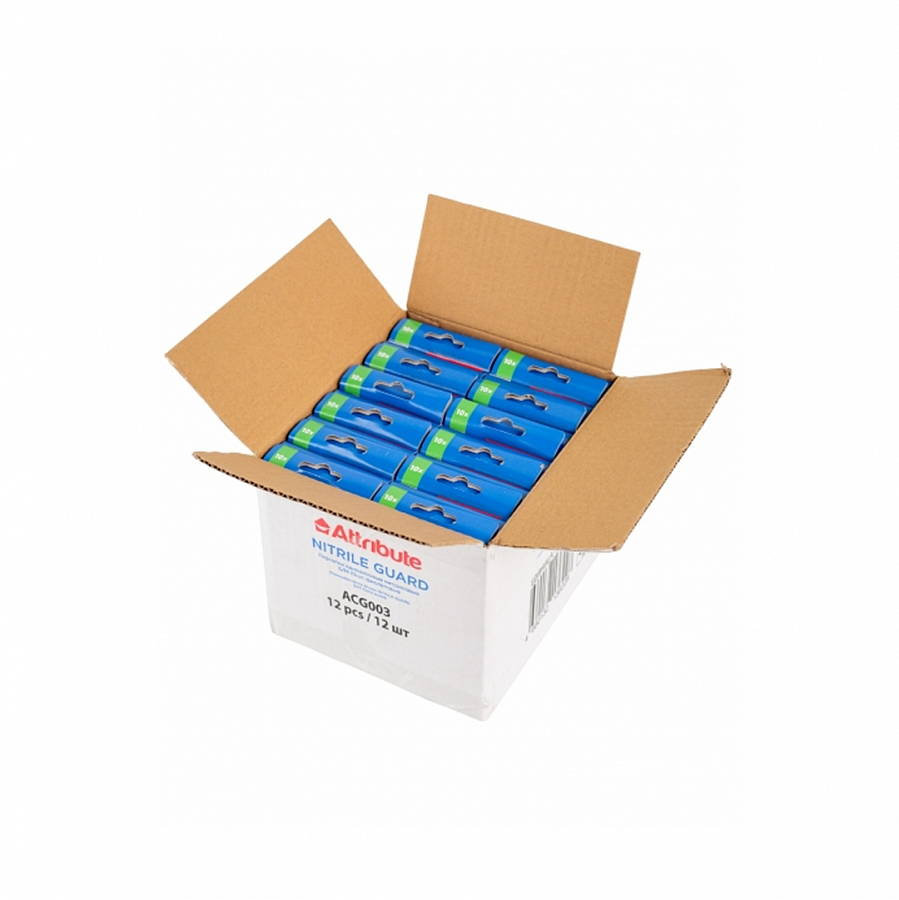 Перчатки NITRILE GUARD одноразовые нитриловые S/M 10шт