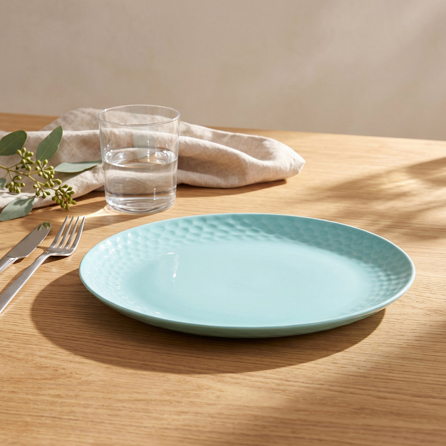 Тарелка обеденная PAMPILLE TURQUOISE 25см