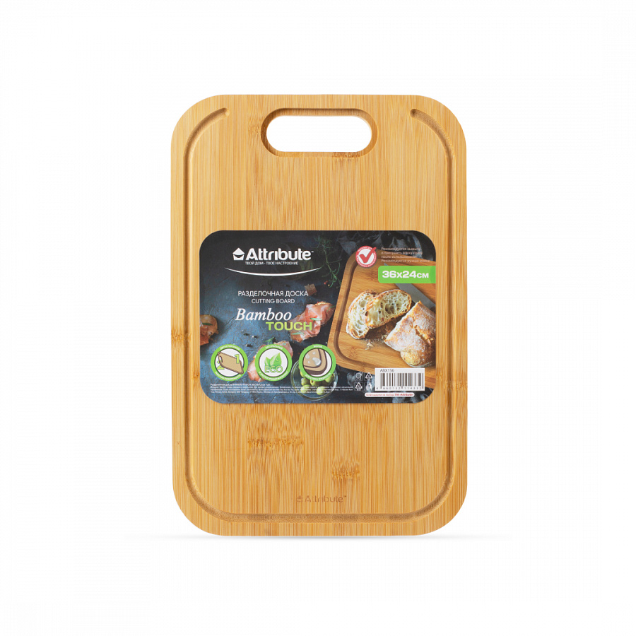 Доска разделочная BAMBOO TOUCH 36х24х1.5см