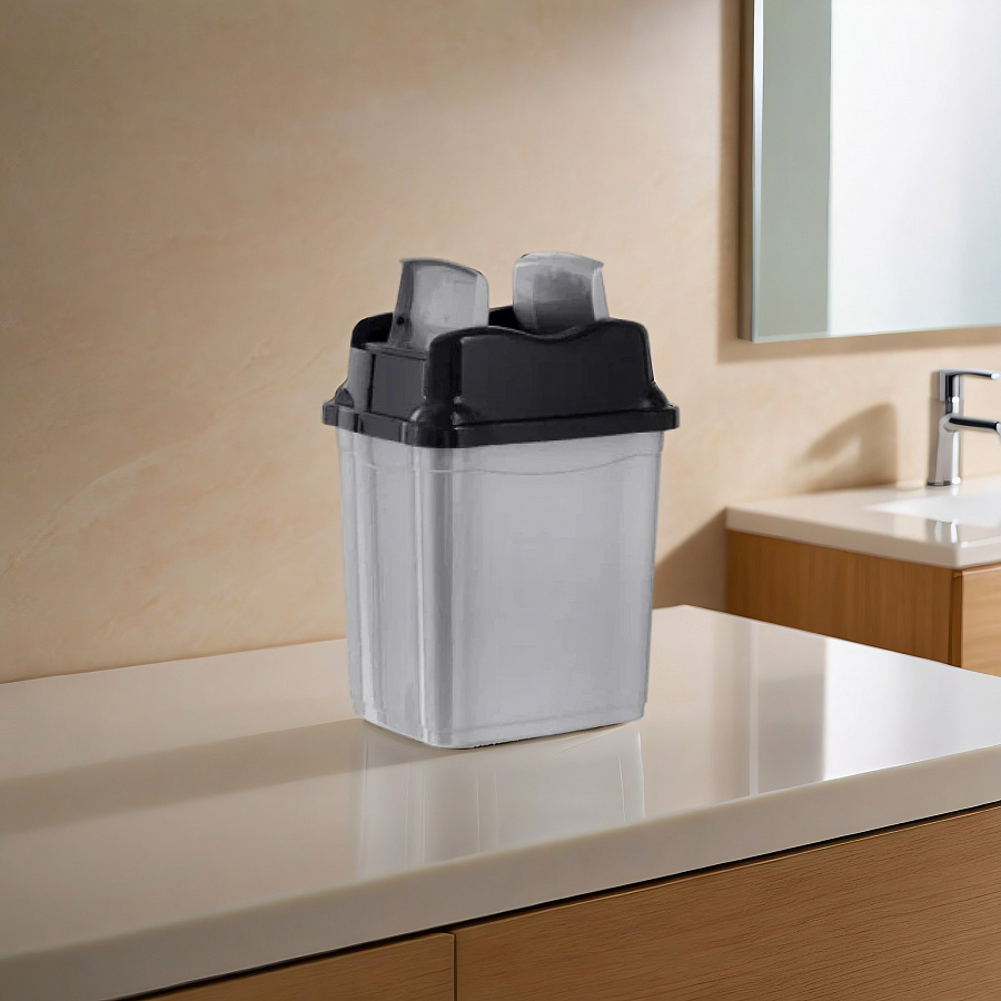 Ведро для мусора WHIRLPOOL серое 28л