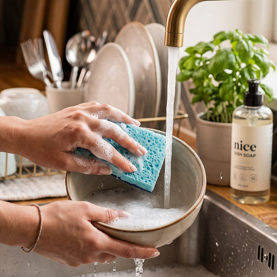 Губка вискозная с энзимами PRO CLEAN, 2 шт.