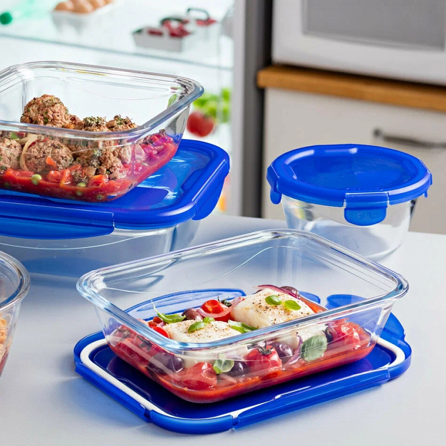 Форма для запекания и выпечки с крышкой COOK&GO 1.6л 20х9см круглая