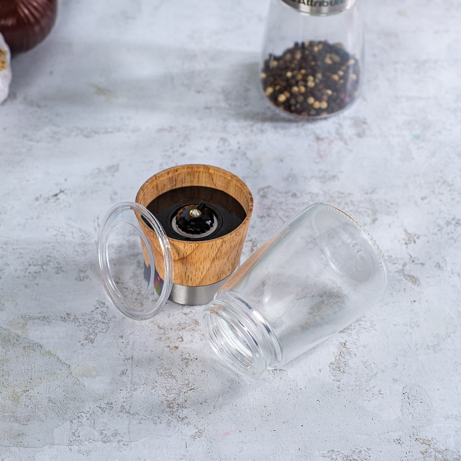 Набор мельниц для специй SPICE WOOD, 2шт