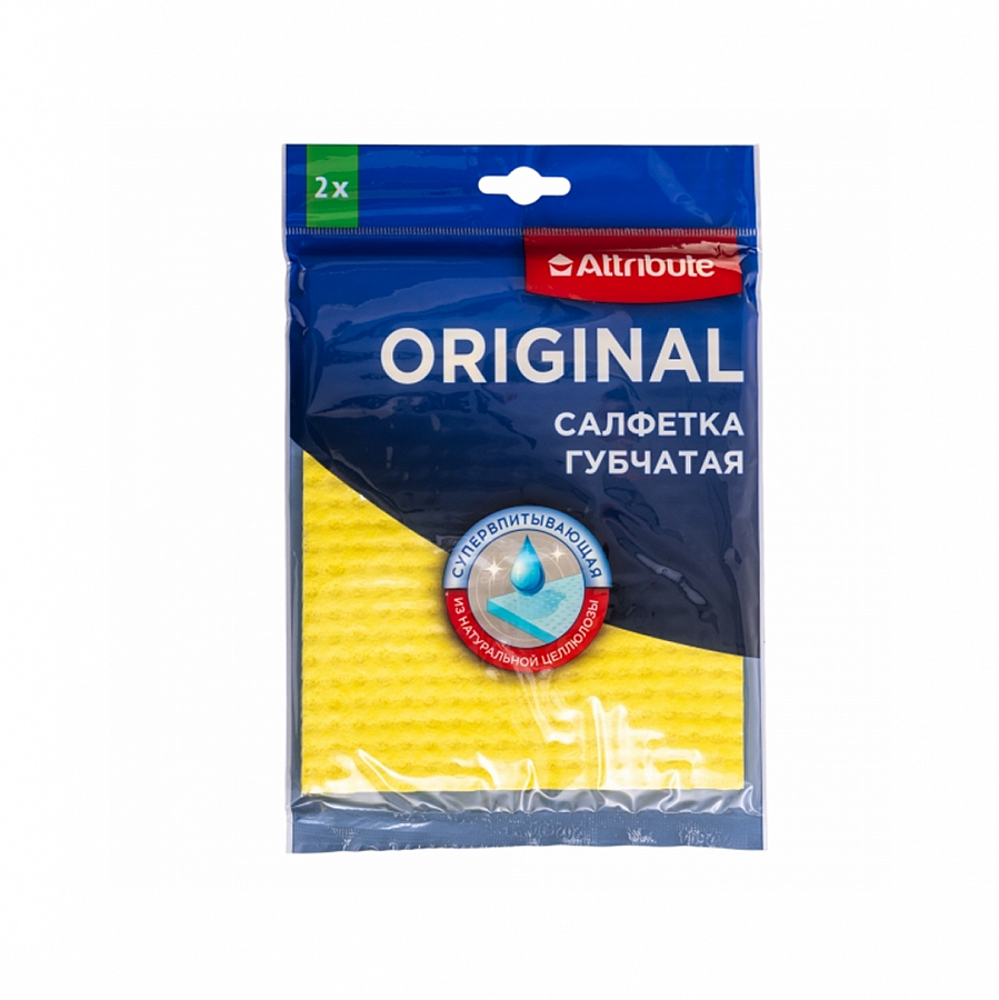 Салфетка губчатая ORIGINAL 2шт 15x18см