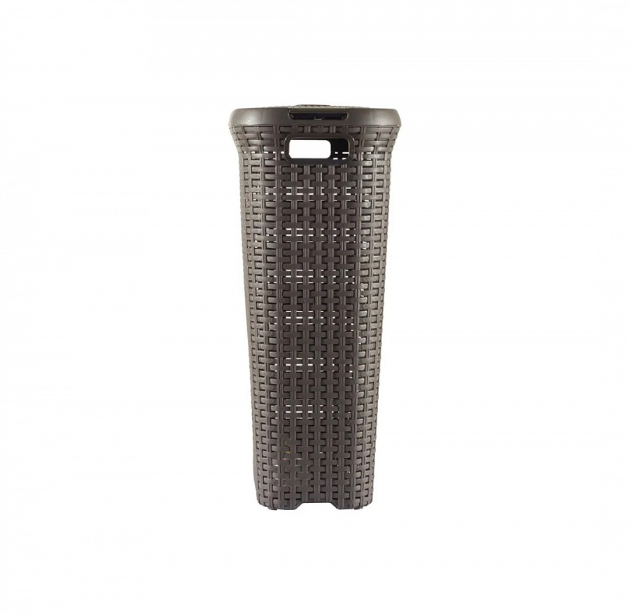 Корзина для белья RATTAN STYLE 40л темно-коричневая