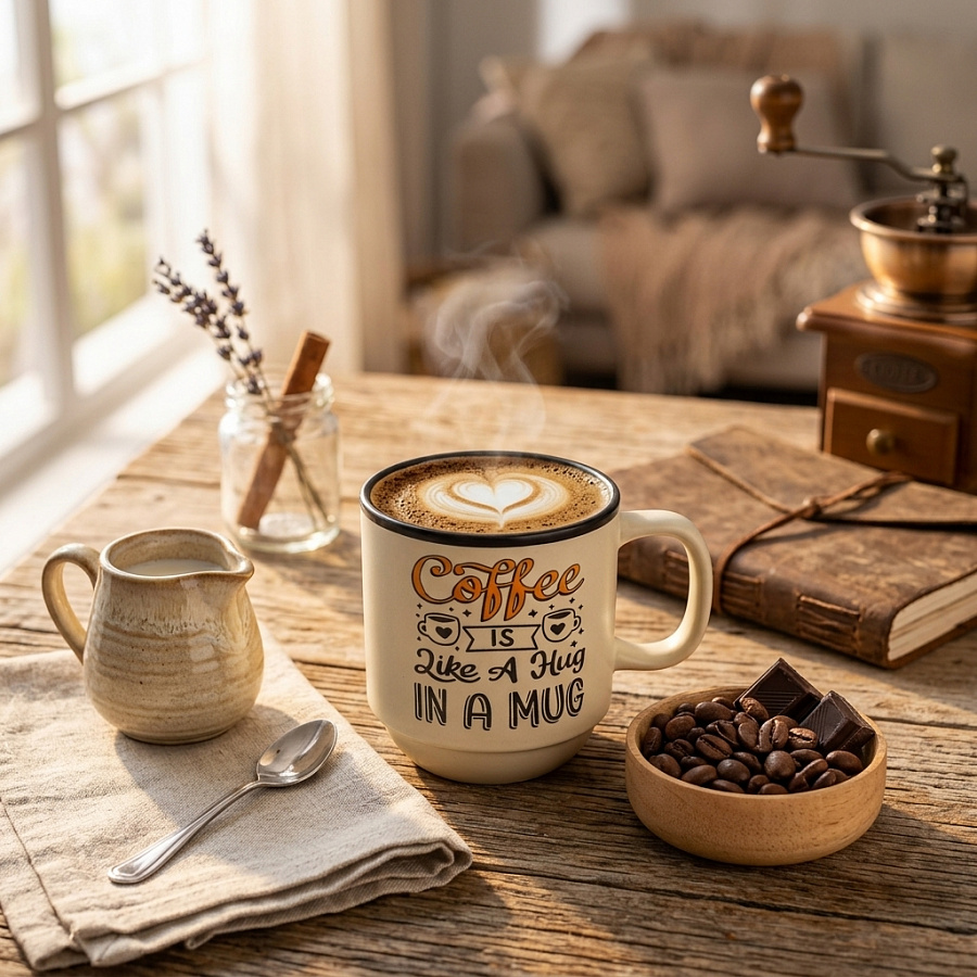 Кружка CoffeeMania синяя 420мл