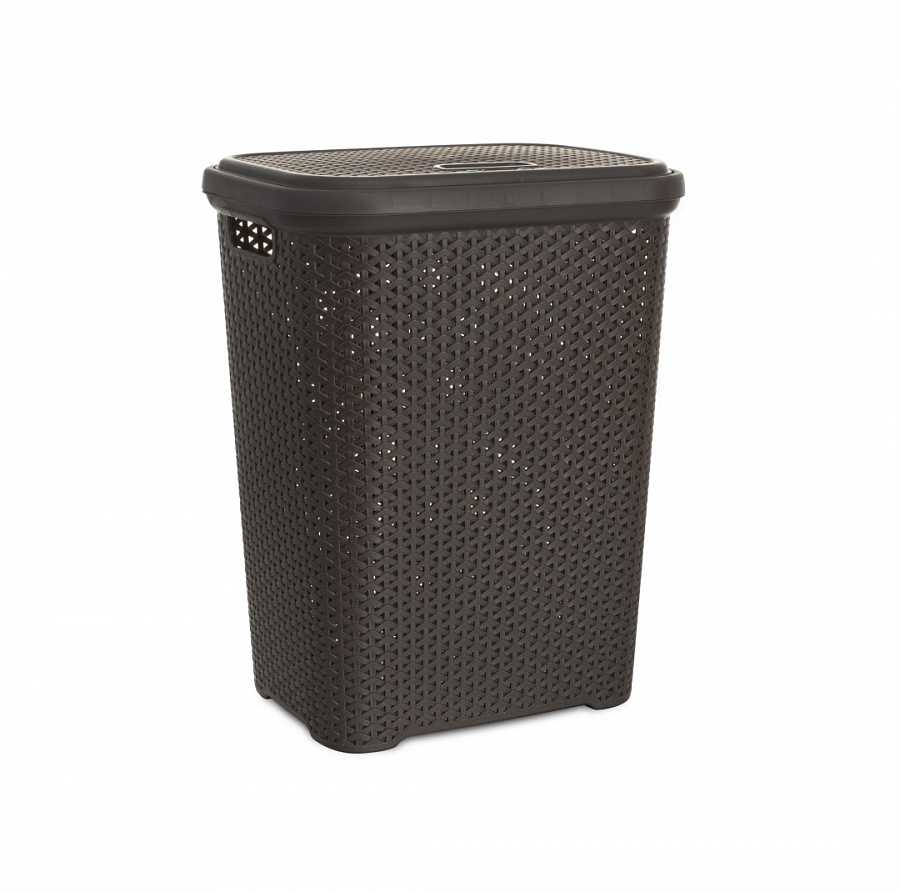 Корзина для белья RATTAN коричневая 55л