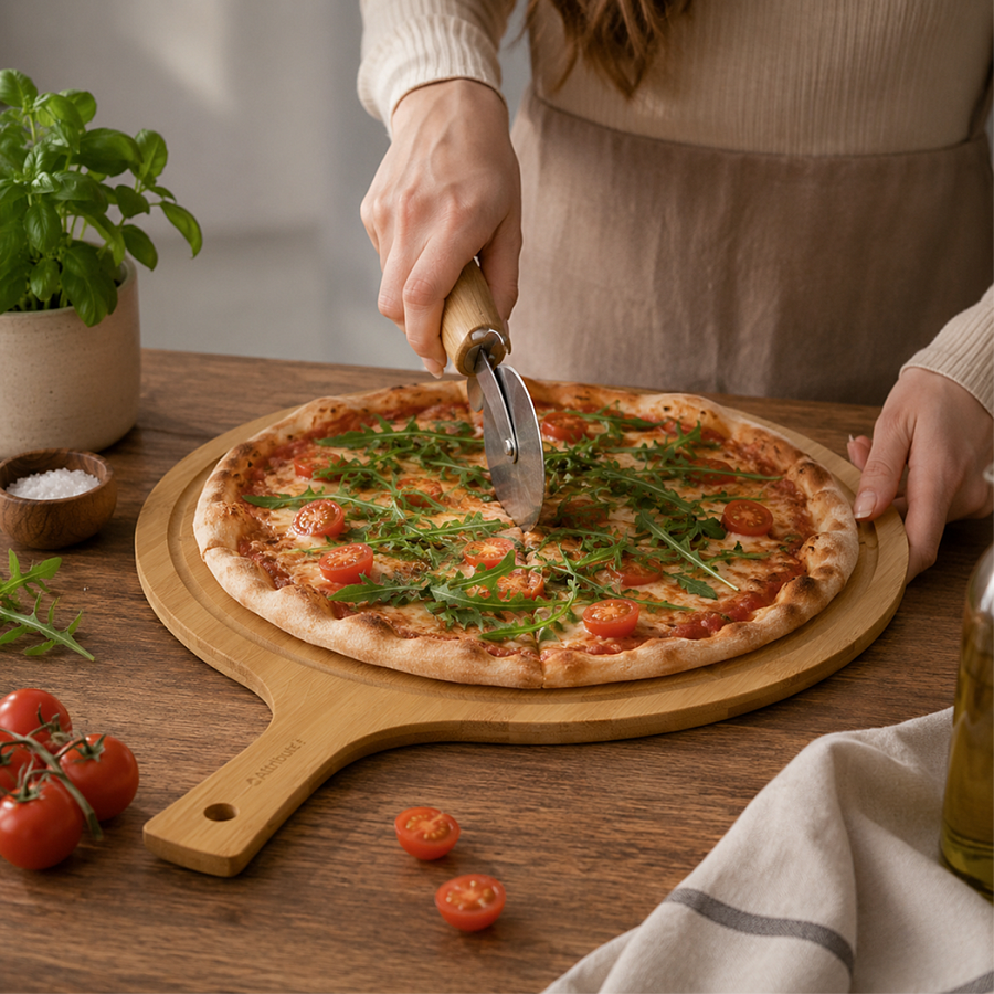 Набор 2пр PIZZAIOLO доска для пиццы 35см + нож для пиццы