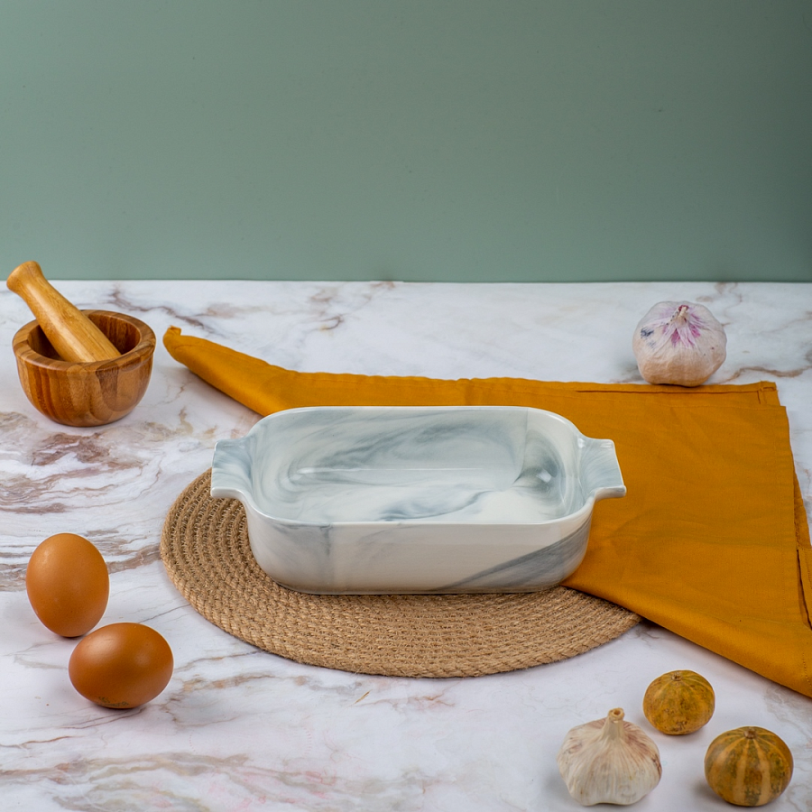 Форма для запекания фарфоровая MARBLE 29