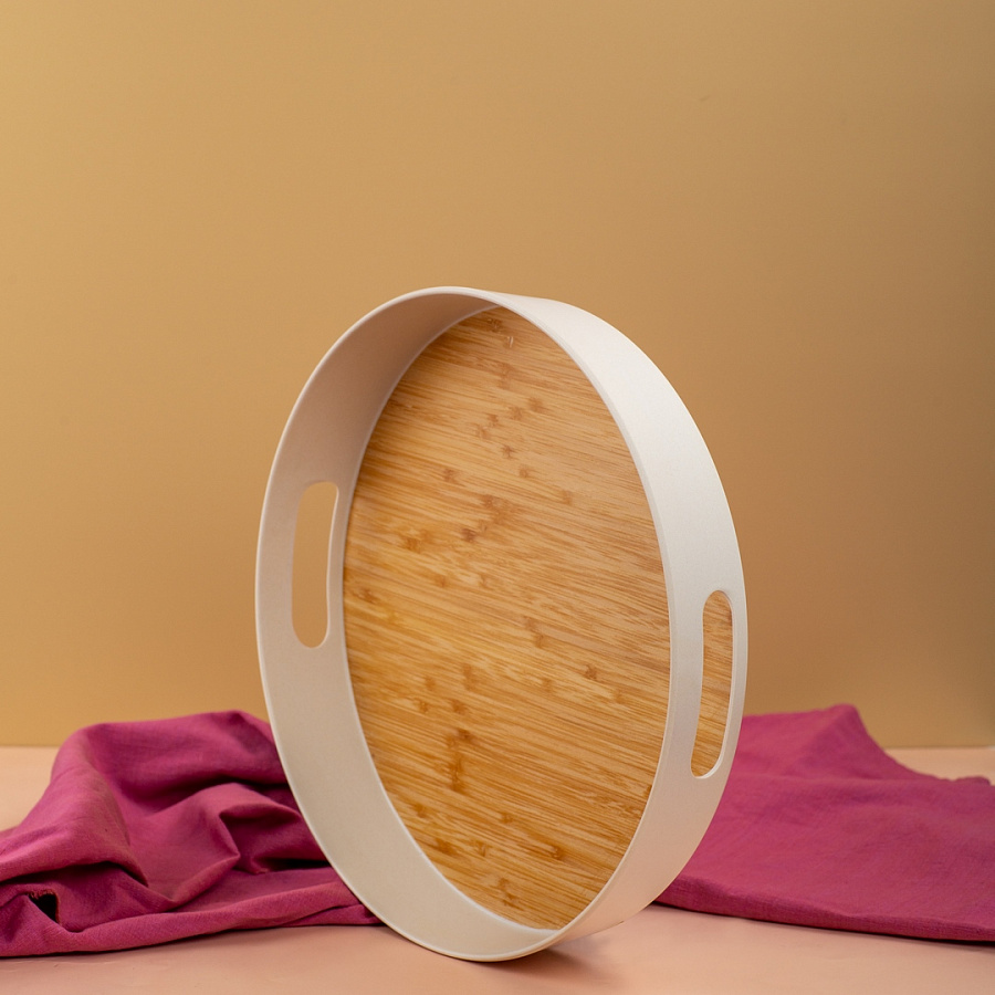 Поднос круглый REAL BAMBOO 30см