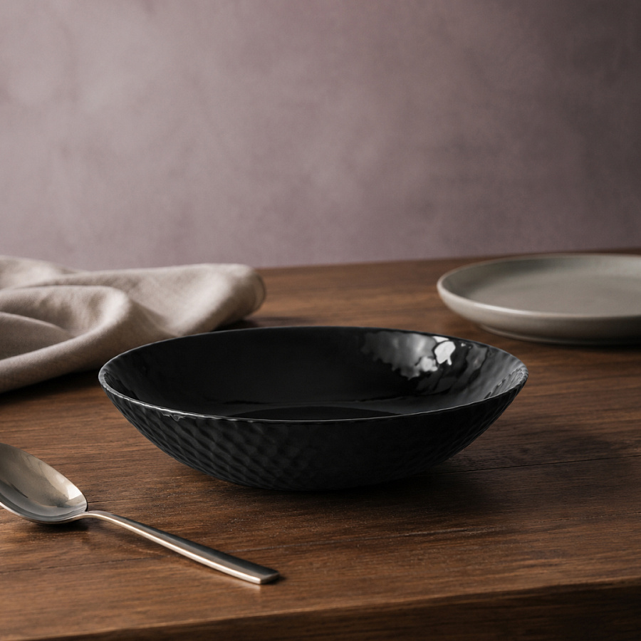 Тарелка суповая PAMPILLE BLACK 20см