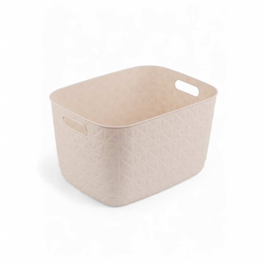 Корзина SOFTEX L кремовая 19л