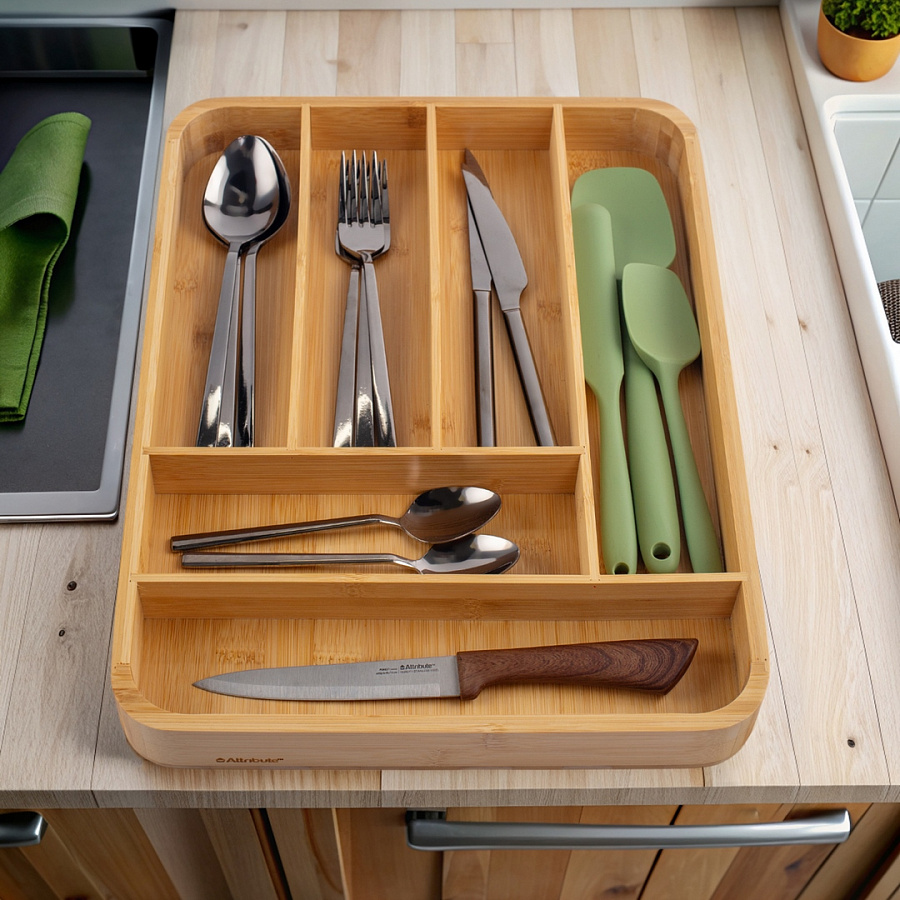 Лоток для столовых приборов BAMBOO TOUCH 40x30x4см