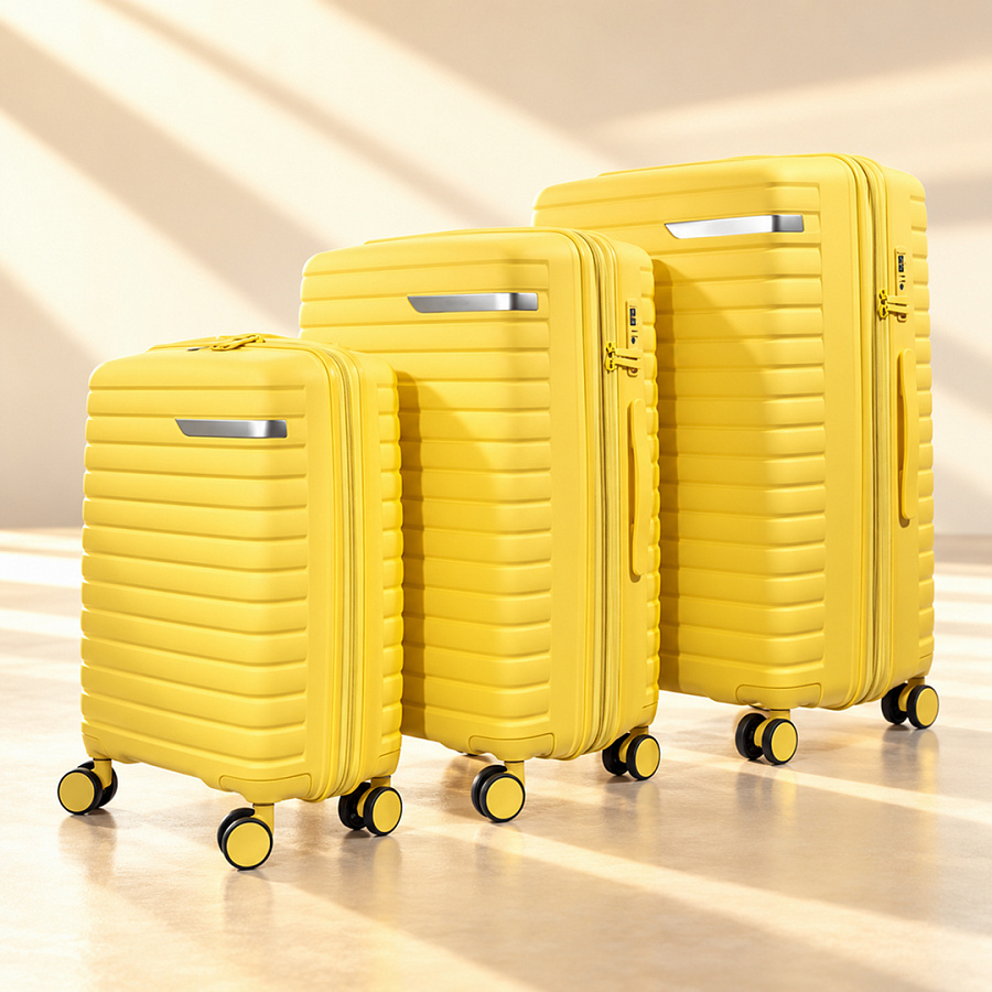 ЧЕМОДАН L 32,5*50,5*76 STRIPE FLX ARRIVA ЖЁЛТЫЙ