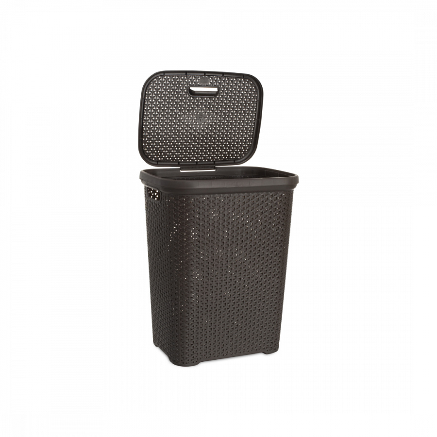 Корзина для белья RATTAN коричневая 55л