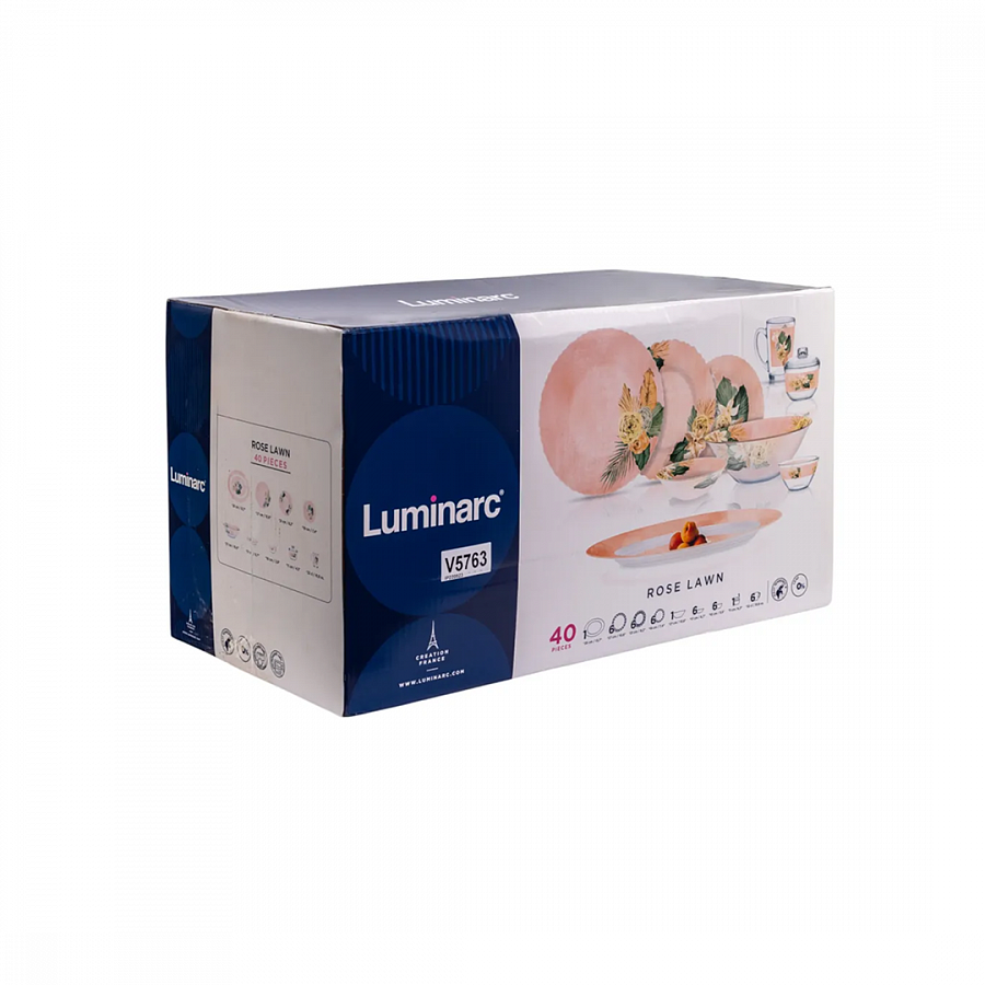 Набор столовый ROSE LAWN 40 предметов