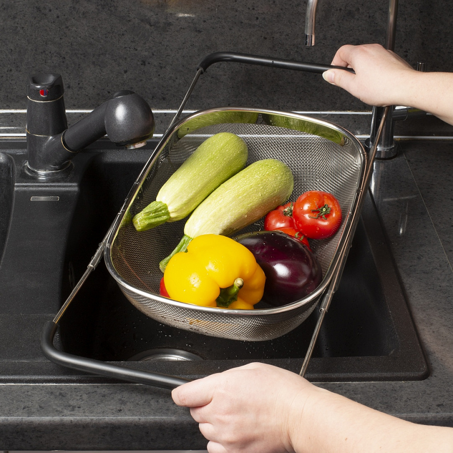 Корзина в раковину STEEL TOUCH 34х24см
