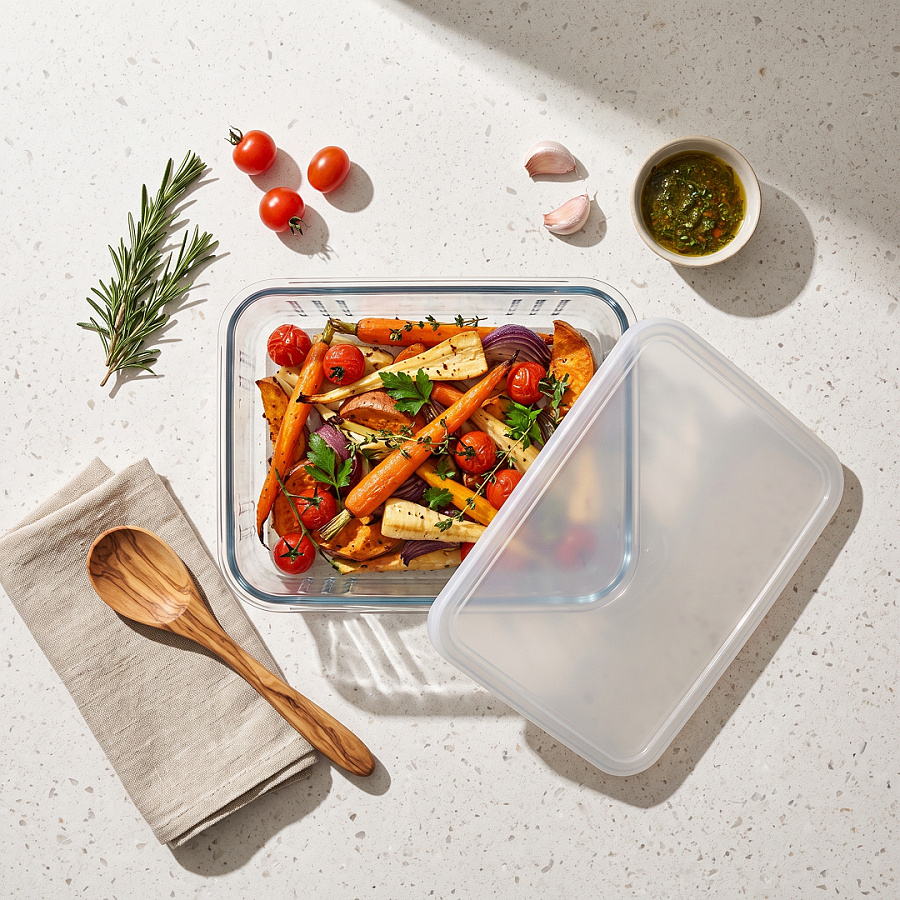 Контейнер с крышкой Cook Freez 22x17x6см 1.5л прямоугольный