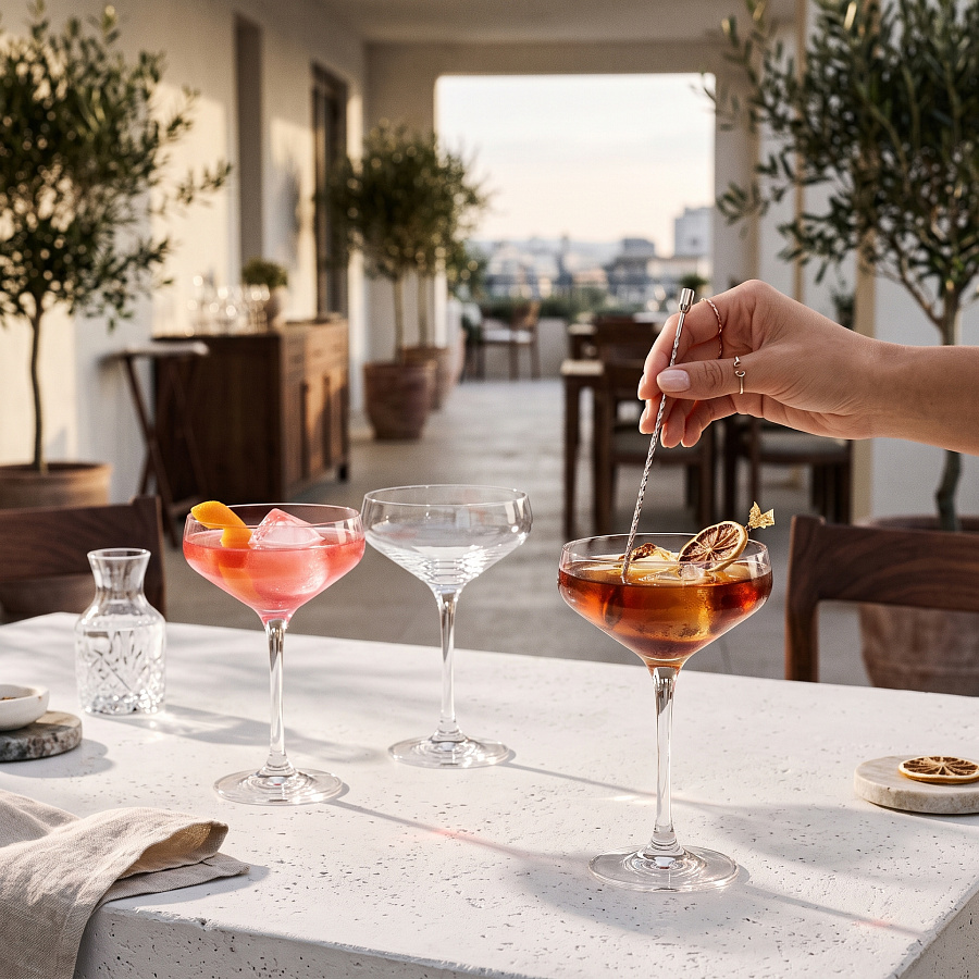 Набор бокалов для коктейля CHAMPAGNE & COCKTAIL 6шт 300мл