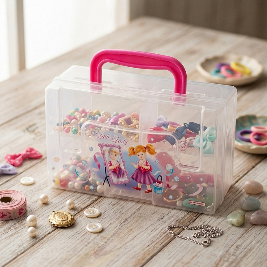 Коробка для мелочей KIDS BOX 0.8л с вкладышем