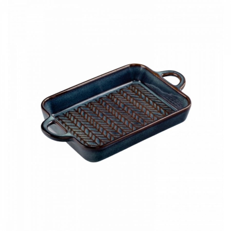 Форма для запекания керамическая GLAZE 26.5x15x3,5см прямоугольная
