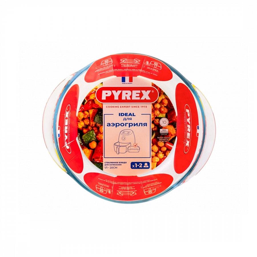 Форма для аэрогриля PYREX 20x18x7см 1л круглая