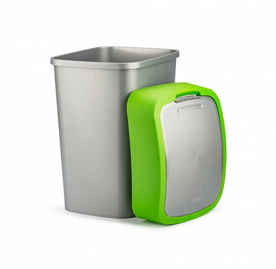 Контейнер для мусора FLIP BIN 25л зеленый