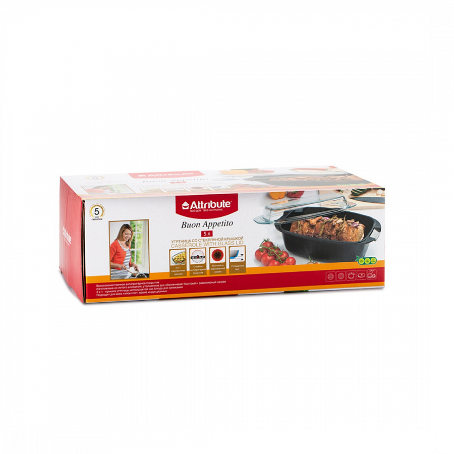 Утятница BUON APPETITO 32х21 с крышкой