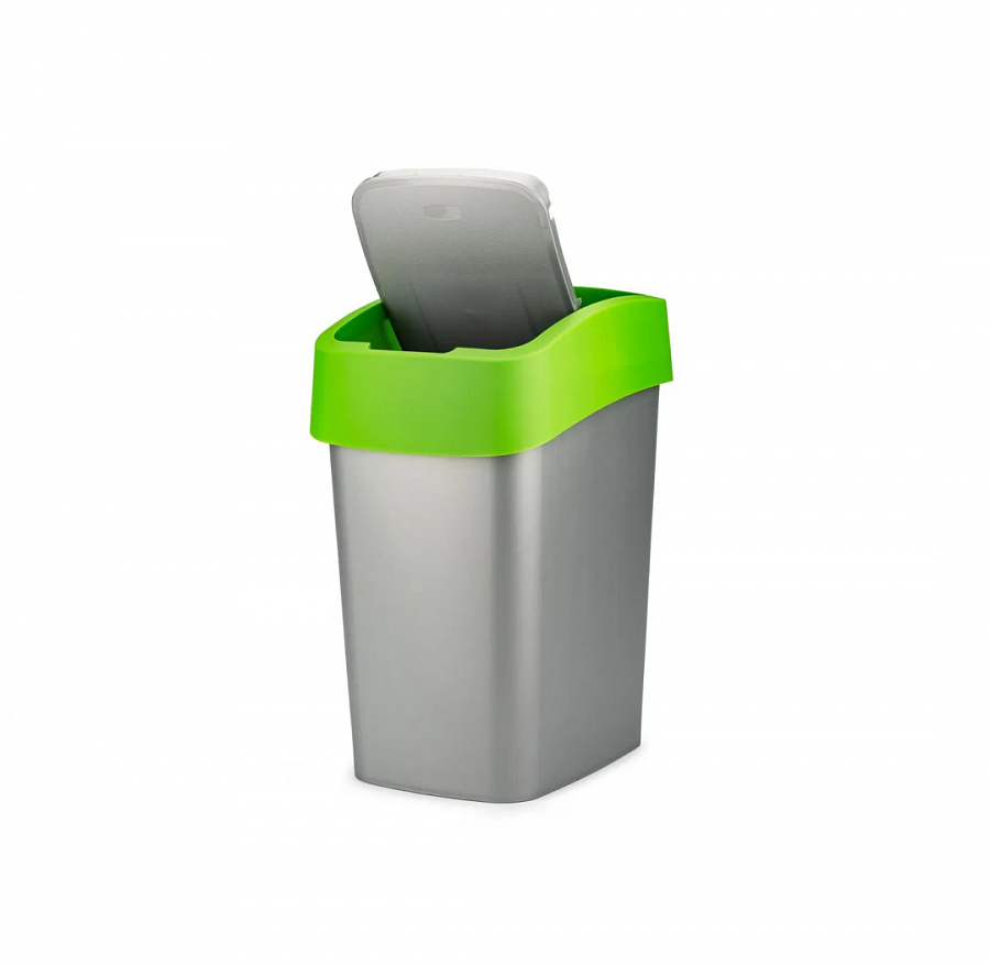 Контейнер для мусора FLIP BIN 25л зеленый