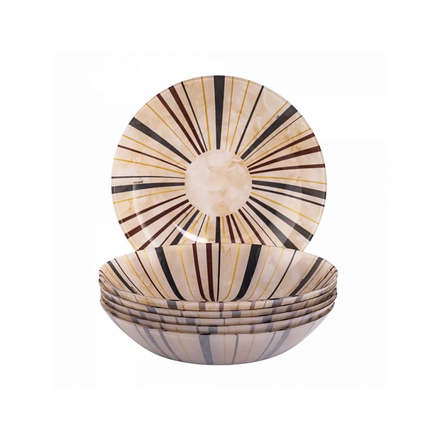 Набор столовый LUXURIA BLACK&BEIGE 30 пр