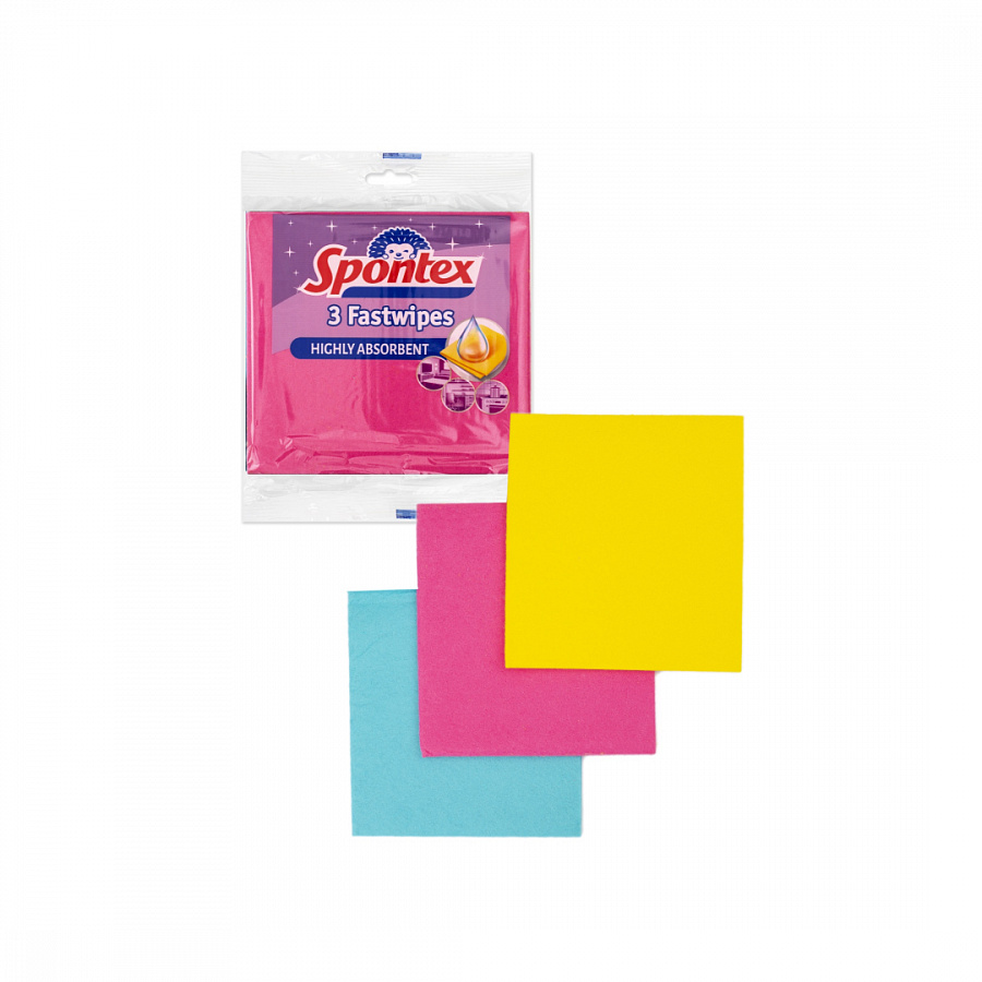 Салфетки впитывающие FASTWIPES 38х35см 3шт