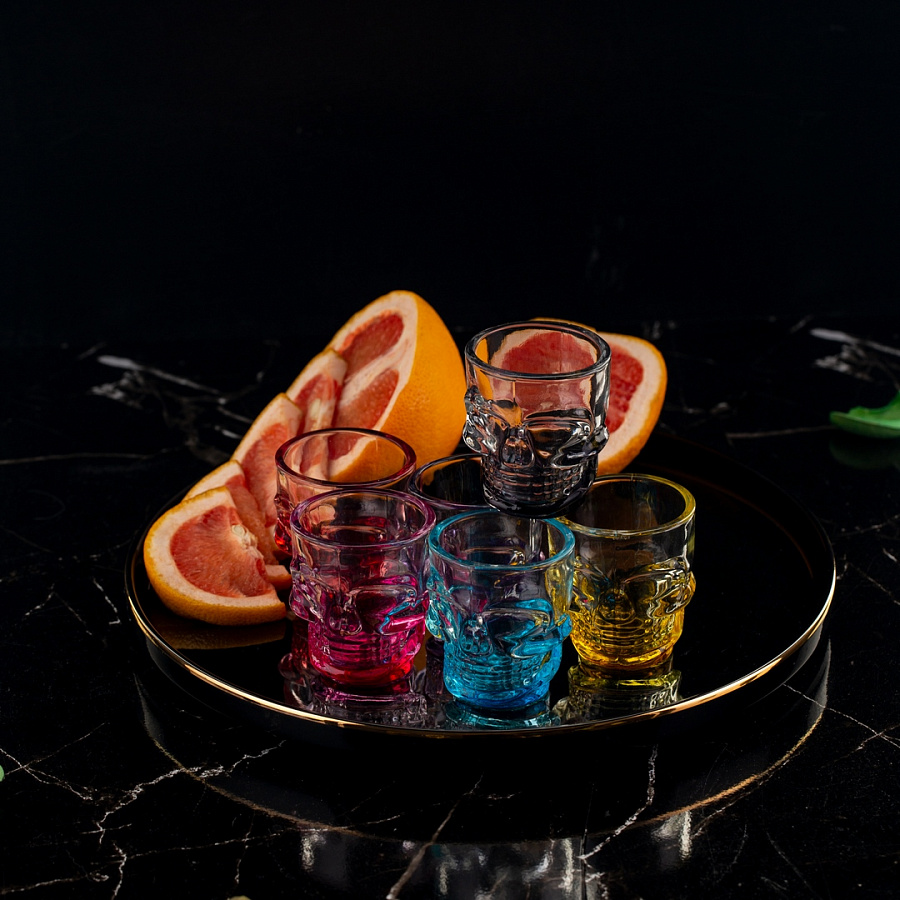 Набор стопок SKULL COLORS 6шт 50мл