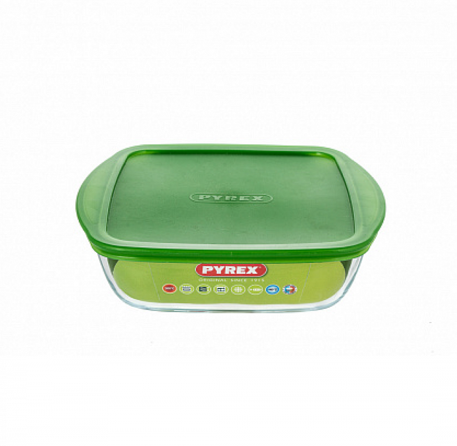 Блюдо с крышкой Cook <(>&<)> Store 25x22x7см 2.2л квадратное