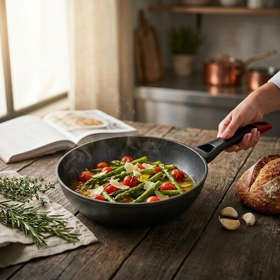 Сковорода глубокая SMART COOKING 24см индукция