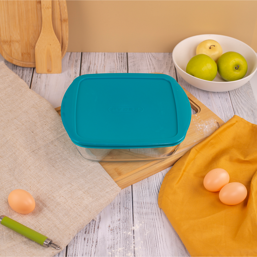 Блюдо с крышкой Cook <(>&<)> Store 25x22x7см 2.2л квадратное