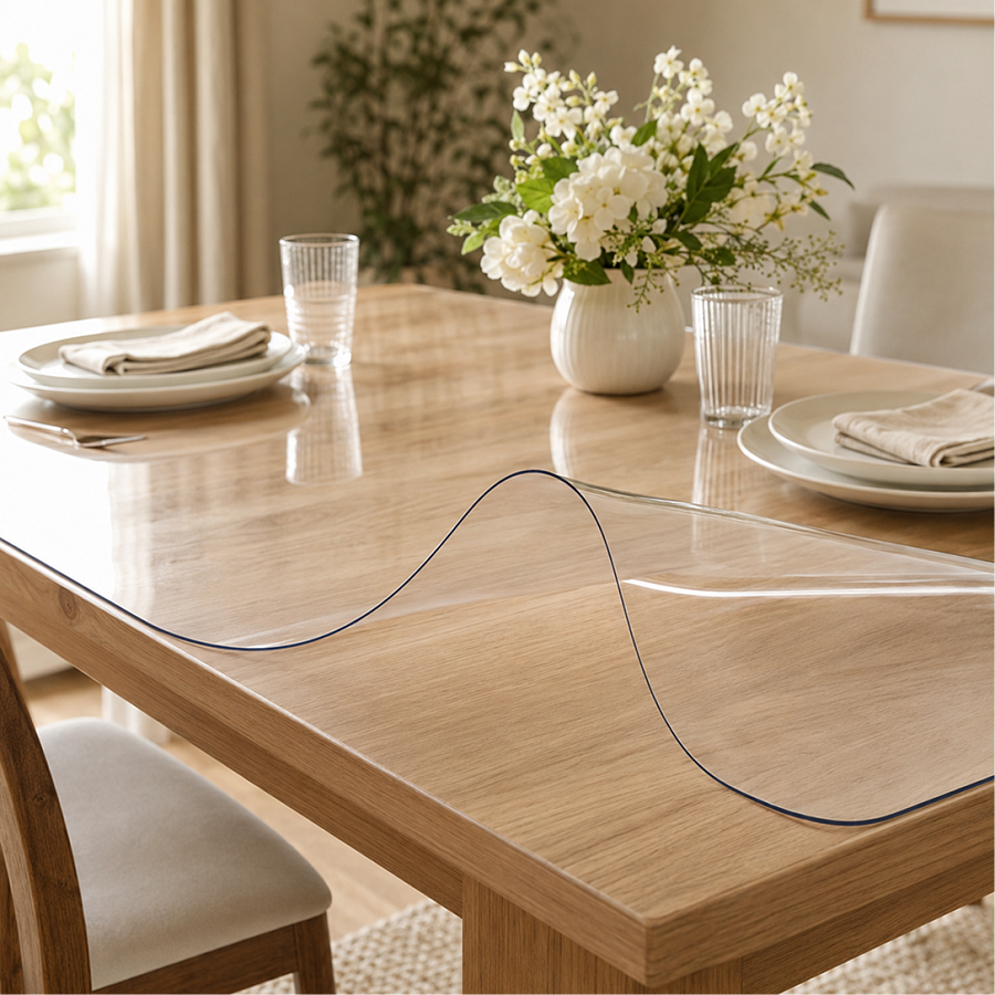 Скатерть ЖИДКОЕ СТЕКЛО 120x80см 1.2мм