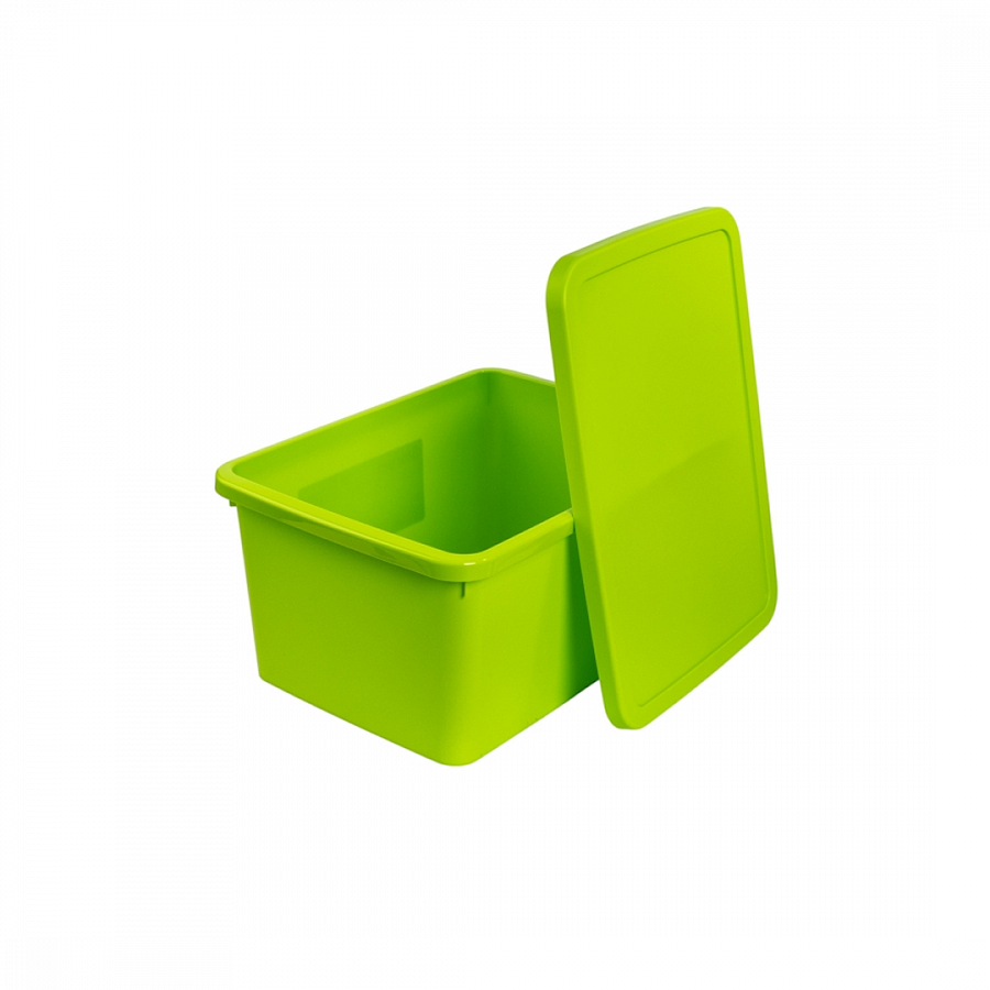 Коробка для хранения STORUM салатовая 20л 42.3x31.1x20.7см с крышкой