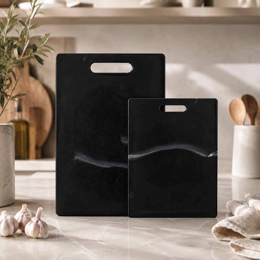 Доска разделочная MARBLE Black 30х20см