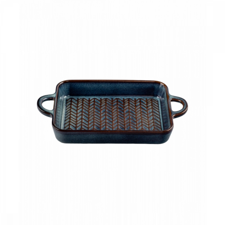 Форма для запекания керамическая GLAZE 26.5x15x3,5см прямоугольная