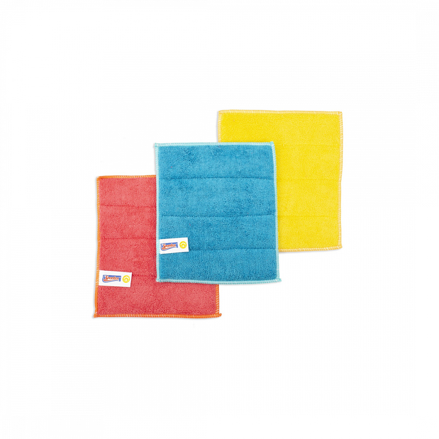 Салфетка микрофибра впитывающая MICROFIBRE PADS 20х17.5см 3шт