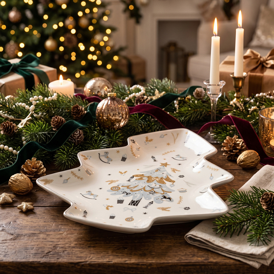Блюдо сервировочное FESTIVE 25см