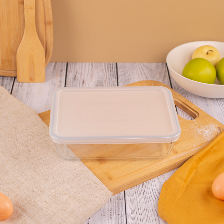 Форма для запекания и выпечки с крышкой COOK&FREEZ 4л 27x22x9см прямоугольная